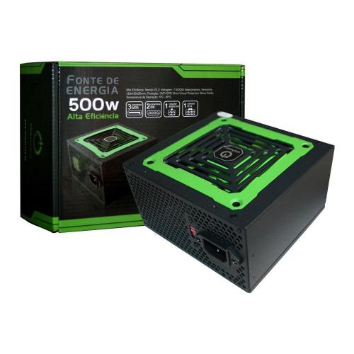 Fonte REAL ATX 500W S/ Cabo OnePower