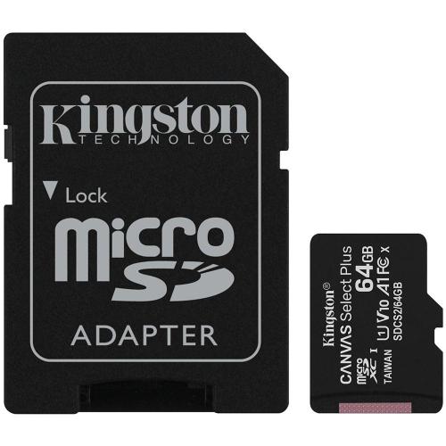 Cartão MicroSD 64GB Canvas Select Plus Kingston