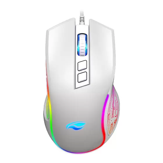 Mouse Gamer USB 12800DPI RGB MG-720 Branco C3 Tech