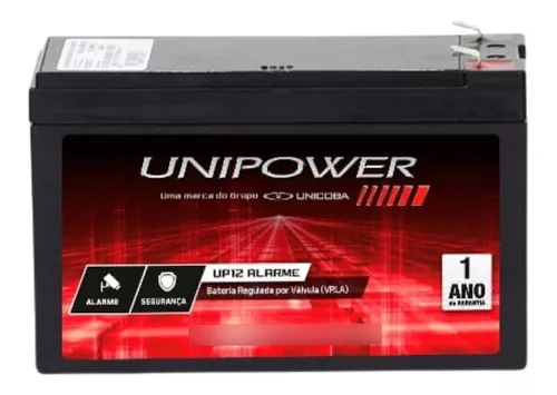 Bateria para Alarme 12V 4A Unipower