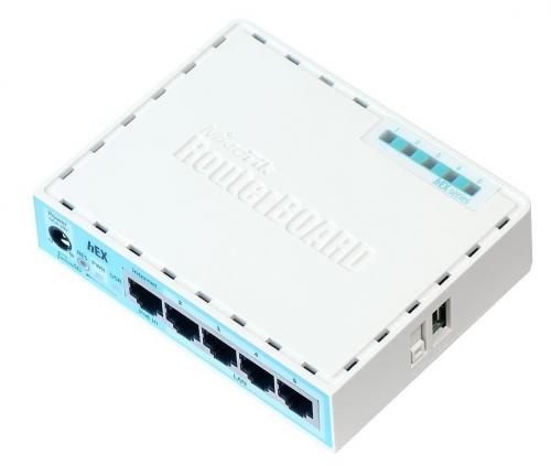 Roteador Mikrotik Hex Router Board com Case RB750GR3