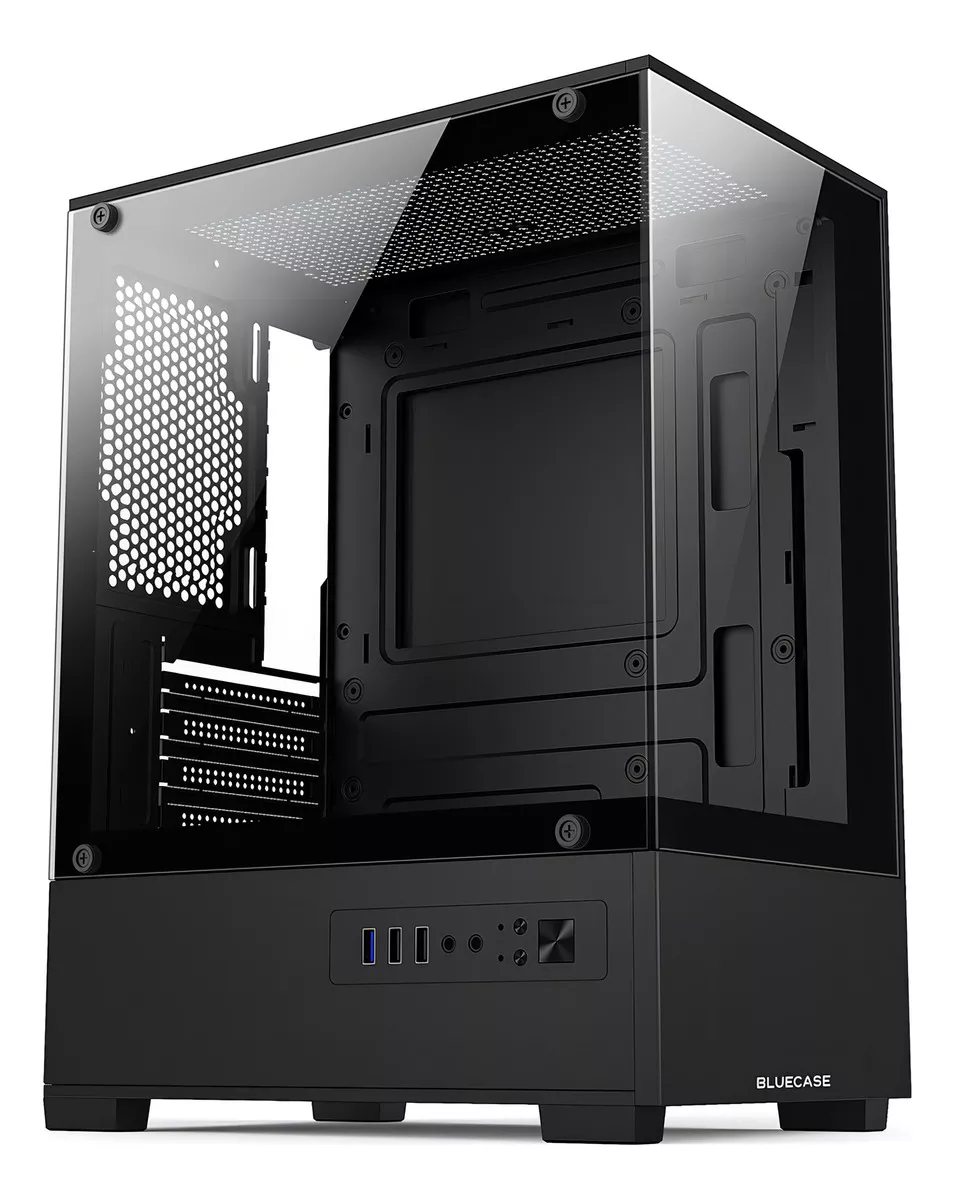 Gabinete Gamer BG-054 S/Fonte Preto BlueCase