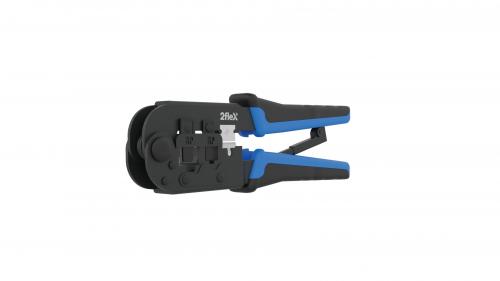 Alicate p/ Crimpar c/ CATRACA RJ45/RJ11 2Flex