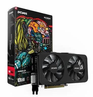 Placa de Video 8GB DDR5 256 Bits PCI-E3.0 RX570 PCYes